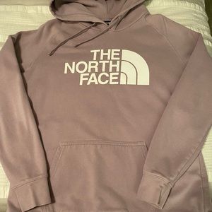lavender north face sweatshirt